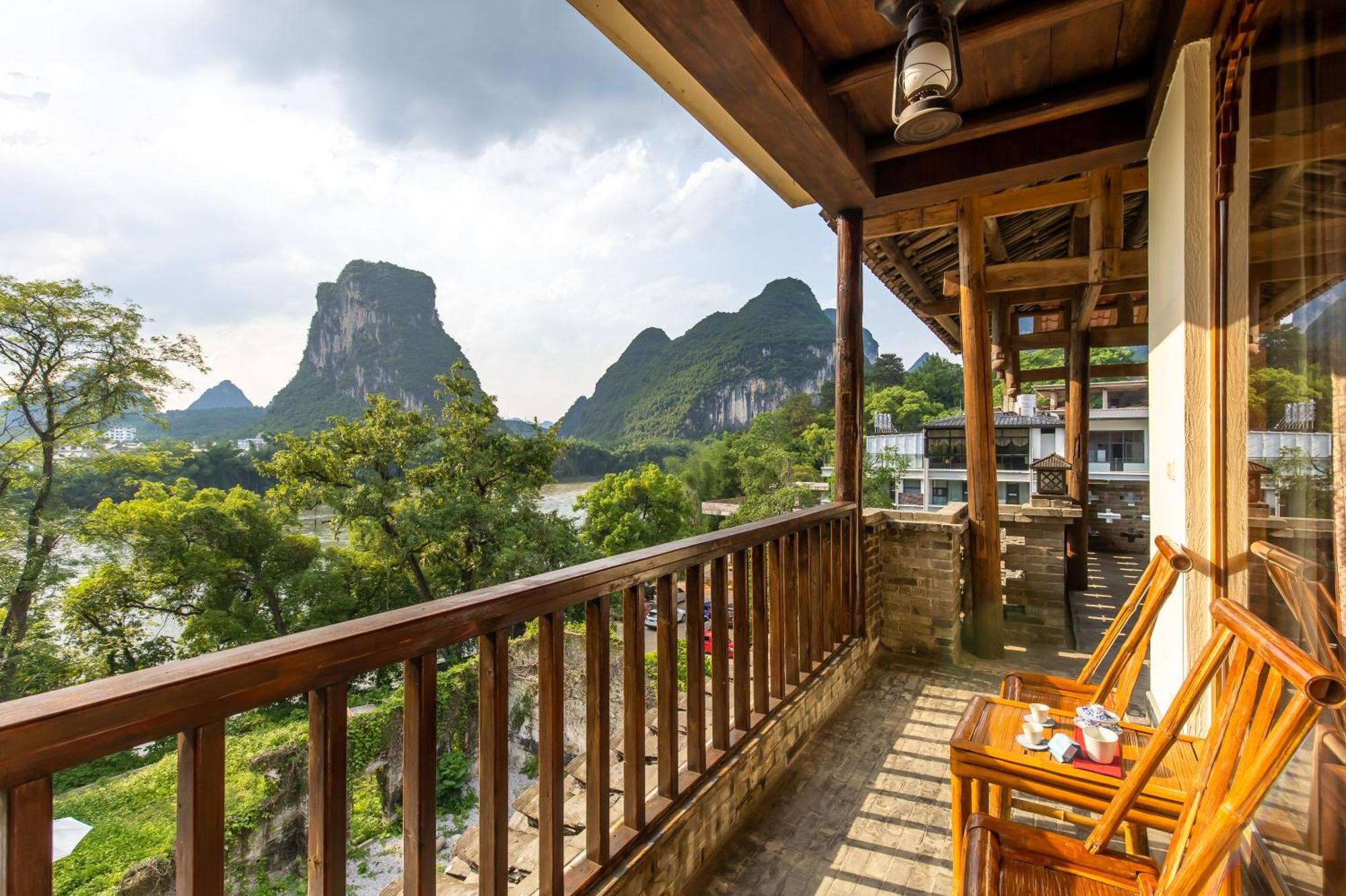 Yangshuo River Lodge Hotel-Free Pick Up From Yangshuo Area Over Three Nights מראה חיצוני תמונה