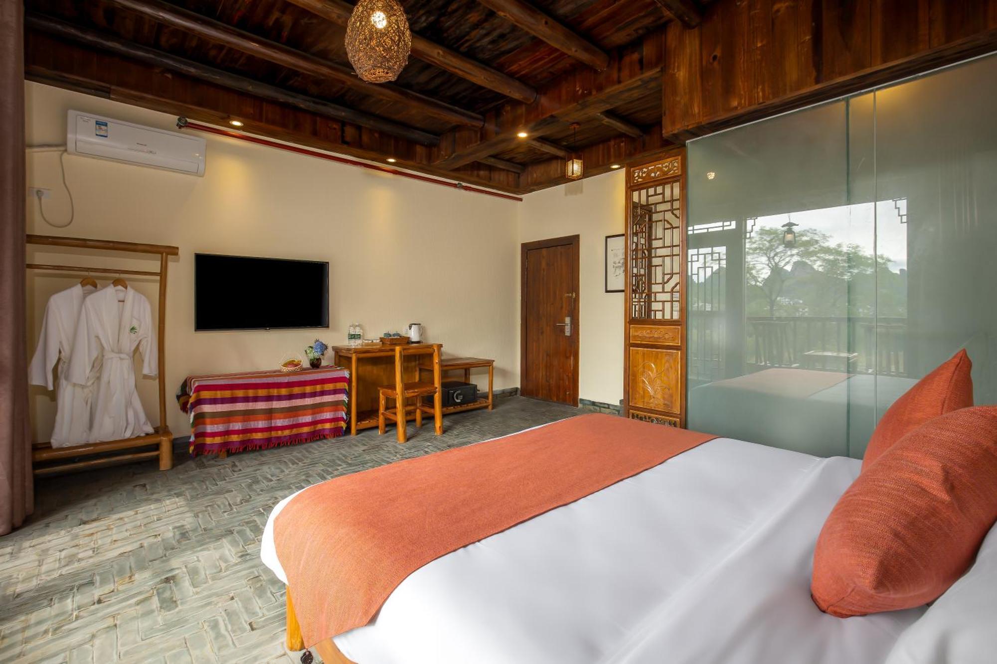 Yangshuo River Lodge Hotel-Free Pick Up From Yangshuo Area Over Three Nights מראה חיצוני תמונה