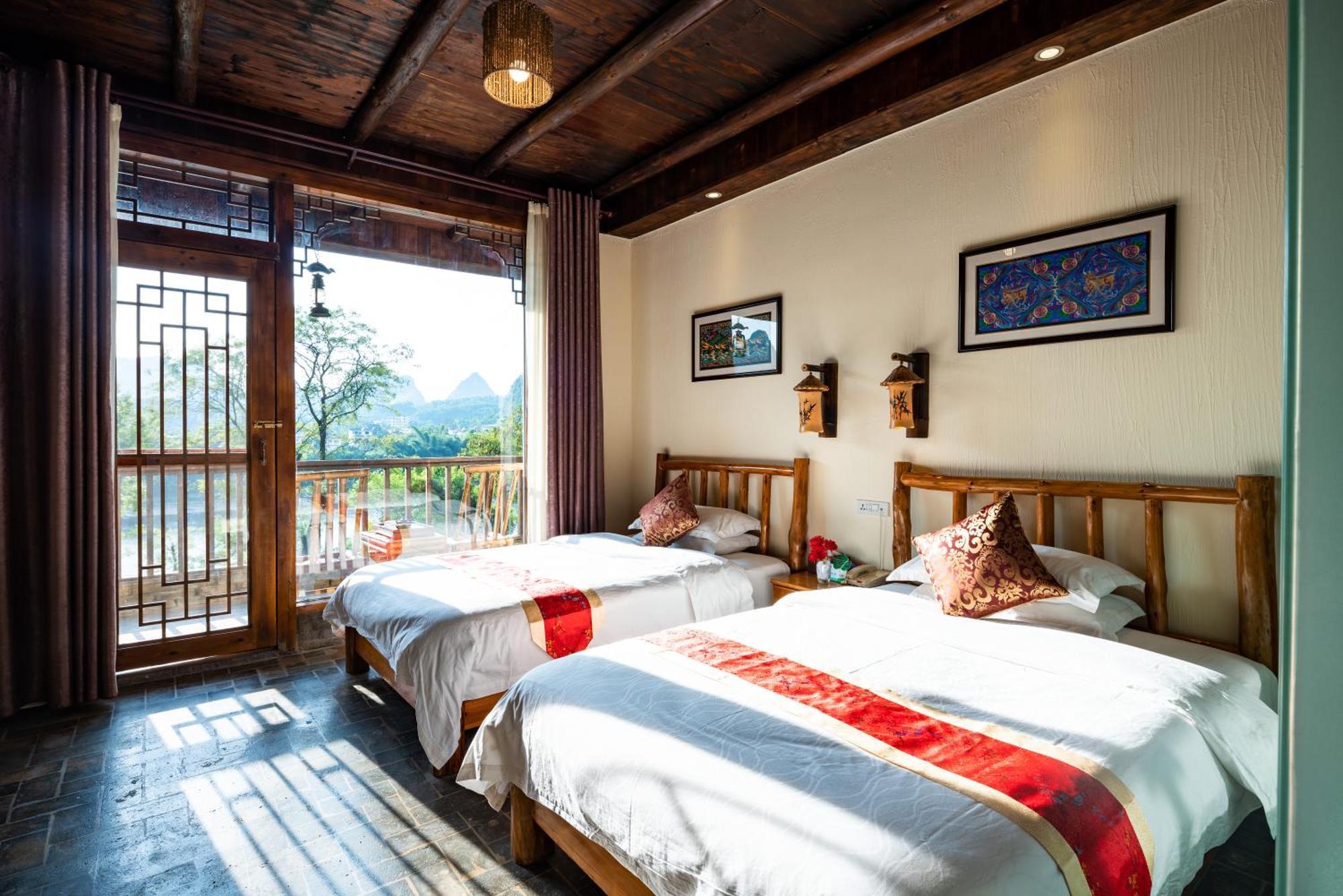 Yangshuo River Lodge Hotel-Free Pick Up From Yangshuo Area Over Three Nights מראה חיצוני תמונה